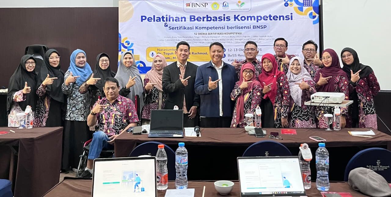 42 Peserta Ikuti Pelatihan Berbasis Kompetensi dan Sertifikasi Bidang Buku dan Jurnal Ilmiah